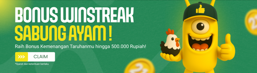 BONUS WINSTREAK SABUNG AYAM