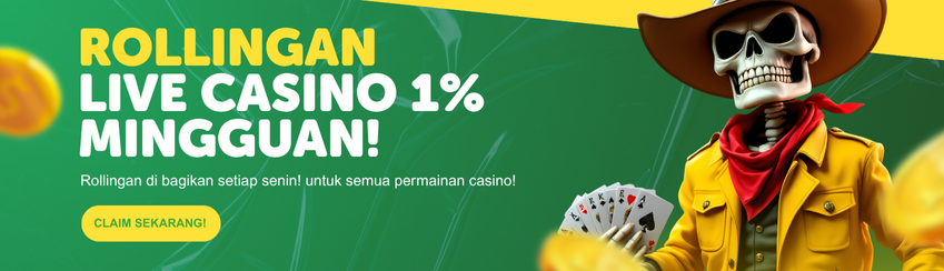 ~ BONUS ROLLINGAN CASINO UP TO 1% ~