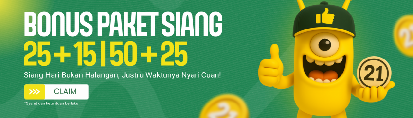 BONUS PAKET SIANG (12:00 - 15:00)