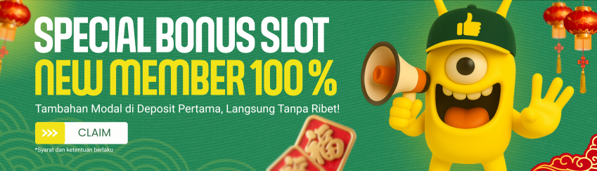 BONUS NEW MEMBER 100% TANPA TURNOVER